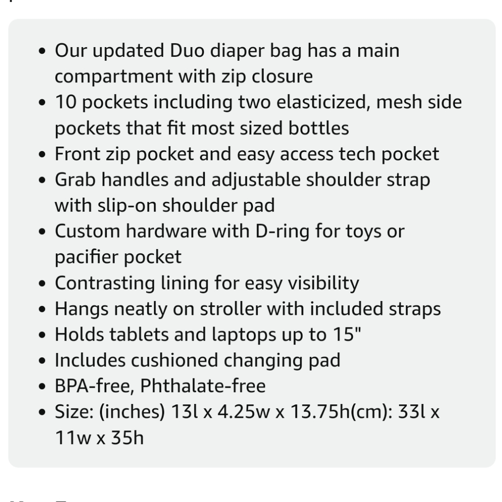 Diaper Bag - Picture 12 of 12